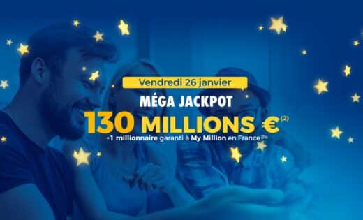 EuroMillions : la FDJ propose un méga jackpot de 130 millions d'euros pour ce vendredi 26 janvier